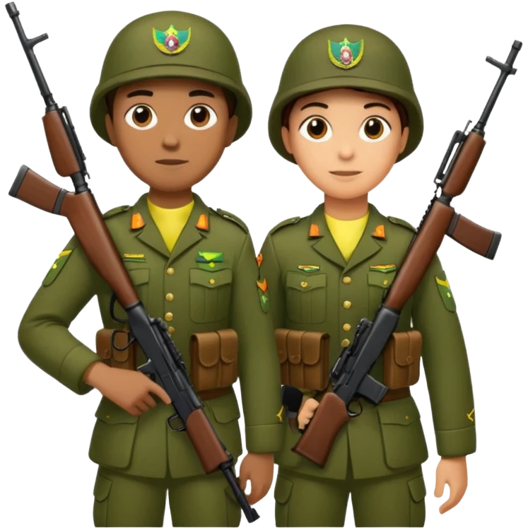Faça o uniforme do EXÉRCITO BRASILEIRO neles emoji