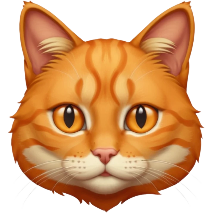 orange cat missing his right eye emoji