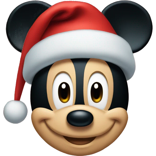 Christmas Mickey Mouse  emoji