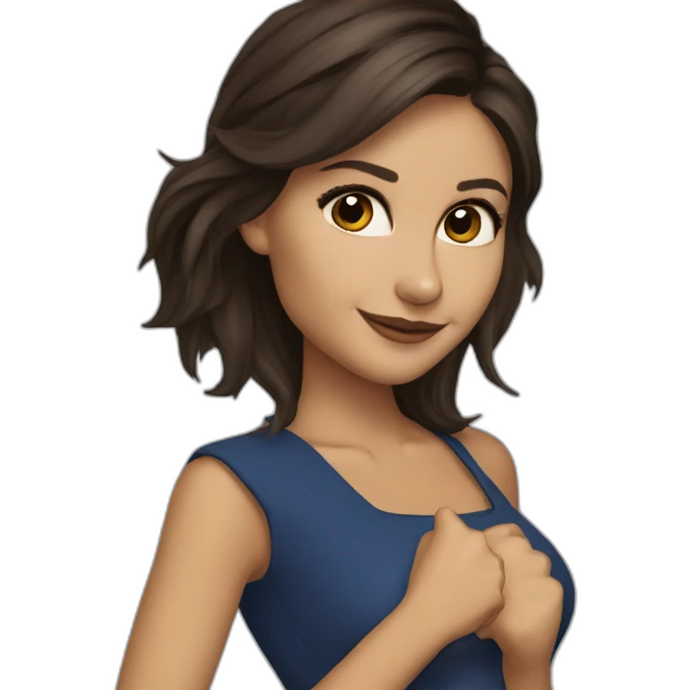 nina dobrev emoji