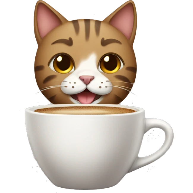 coffee cat emoji