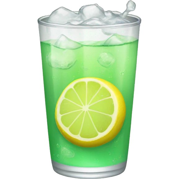 Lemon lime soda emoji