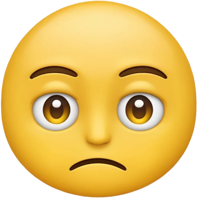 Emoji com cara de desprezo emoji