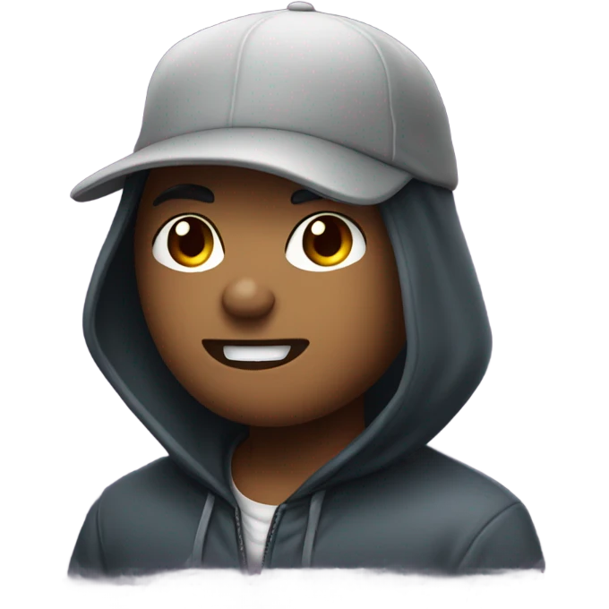 Vampire warring ball cap and hoodie  emoji