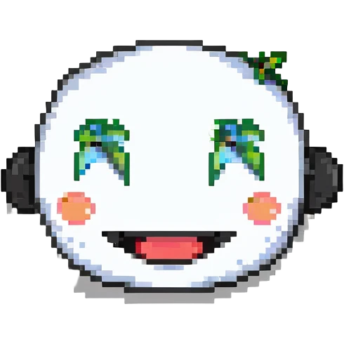 cheerful face emoji
