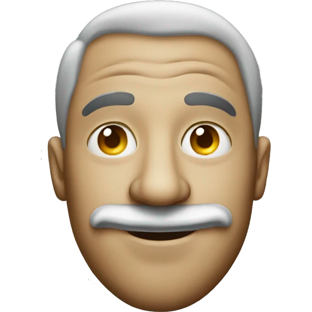 man with clown nose emoji