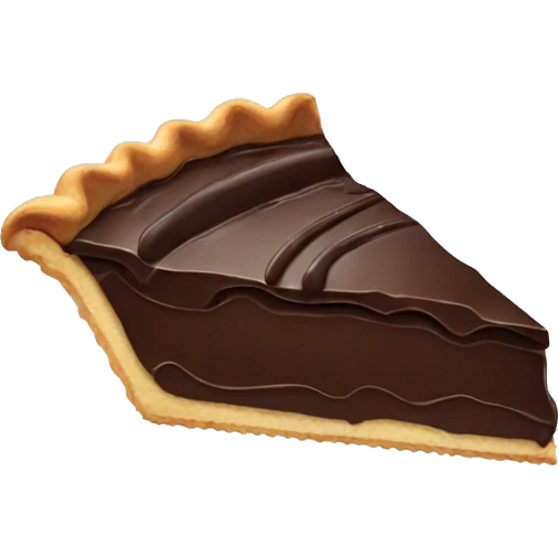 chocolate pie emoji