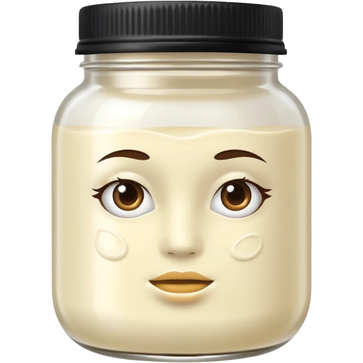 hair mask in a jar emoji