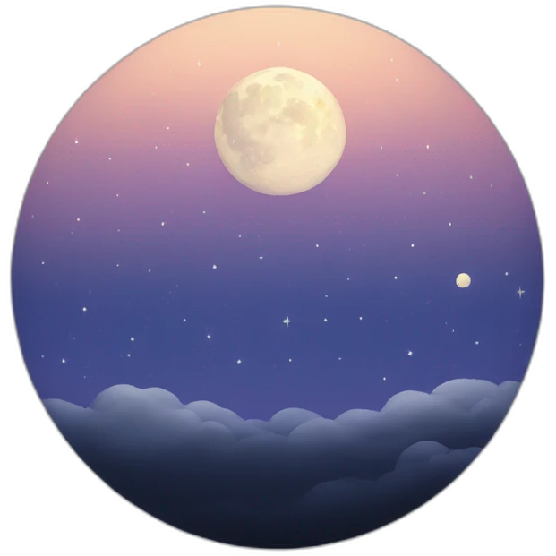 night-sky-with-moon emoji