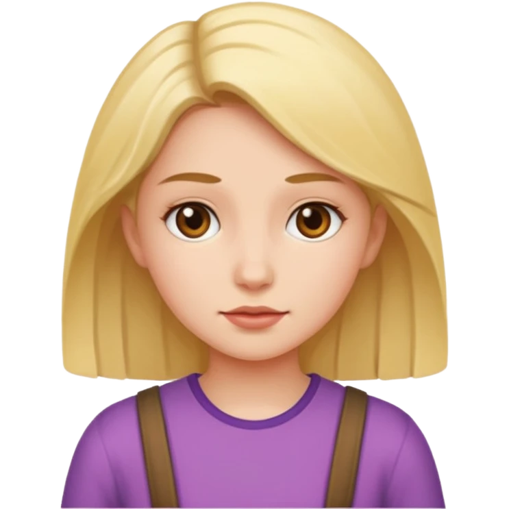 Midget girl standing  emoji