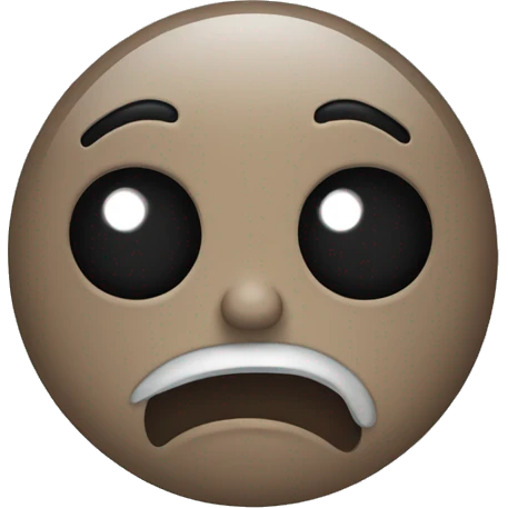 Un caca triste emoji
