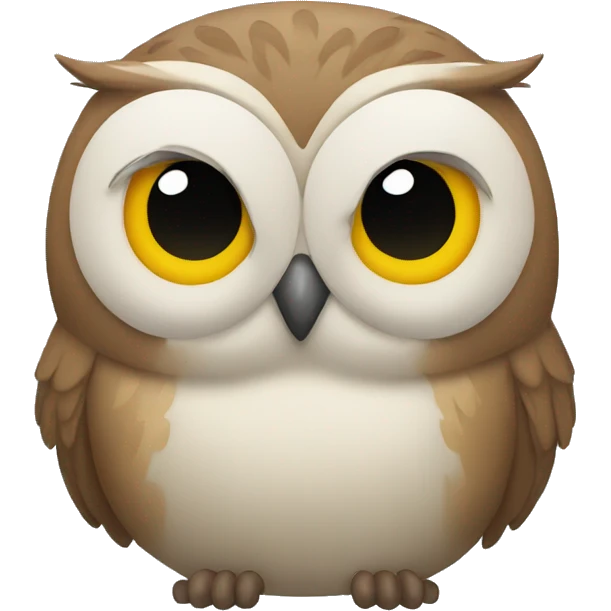 owl with closed eyes emoji