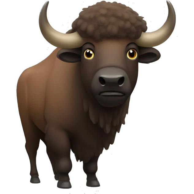 an emoji for a bison emoji