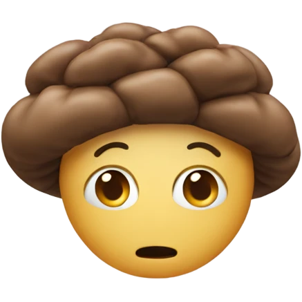 Bean for a head  emoji