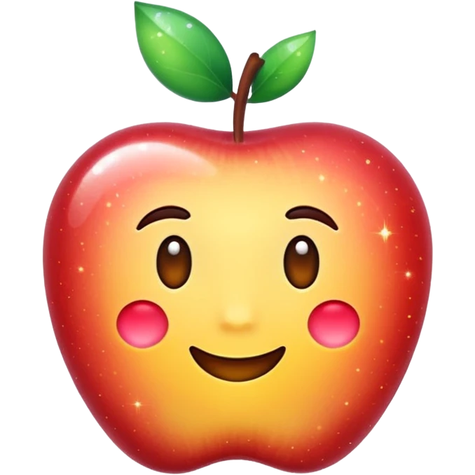 Only sparkles emoji (✨),
no face, no human, no character,
Apple iOS emoji style, simple, minimal emoji