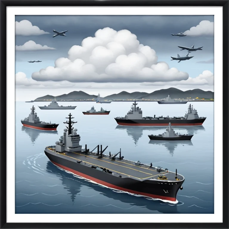 american military port emoji