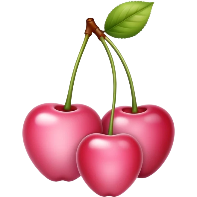 light pink cherries  emoji