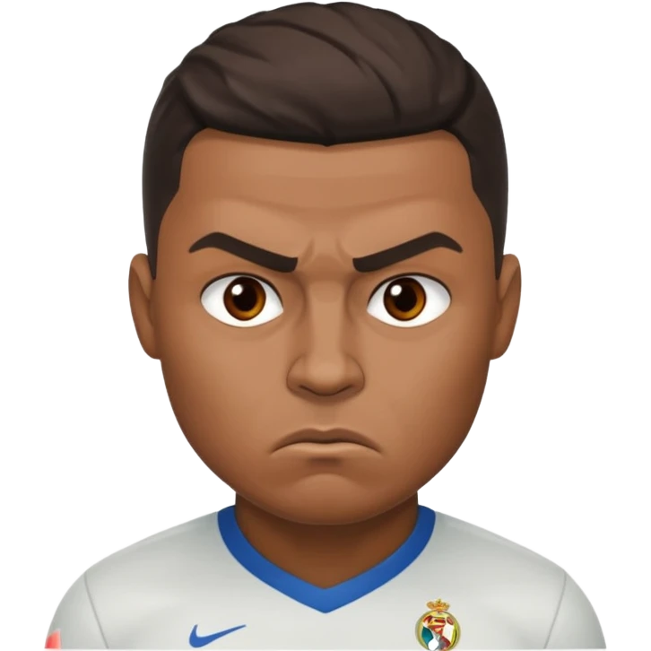 Ronaldo énervé emoji