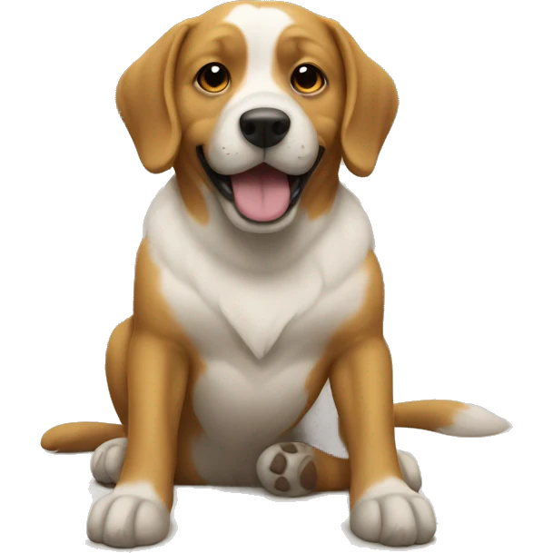 Dog in temple emoji