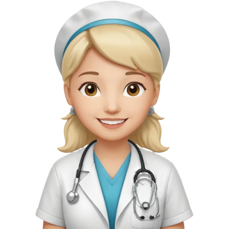 girly nurse emoji