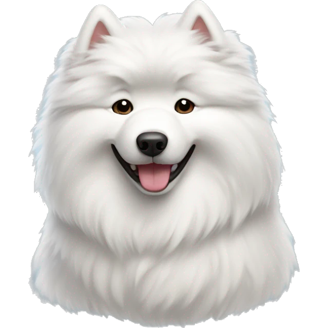 Fluffy Samoyed  emoji