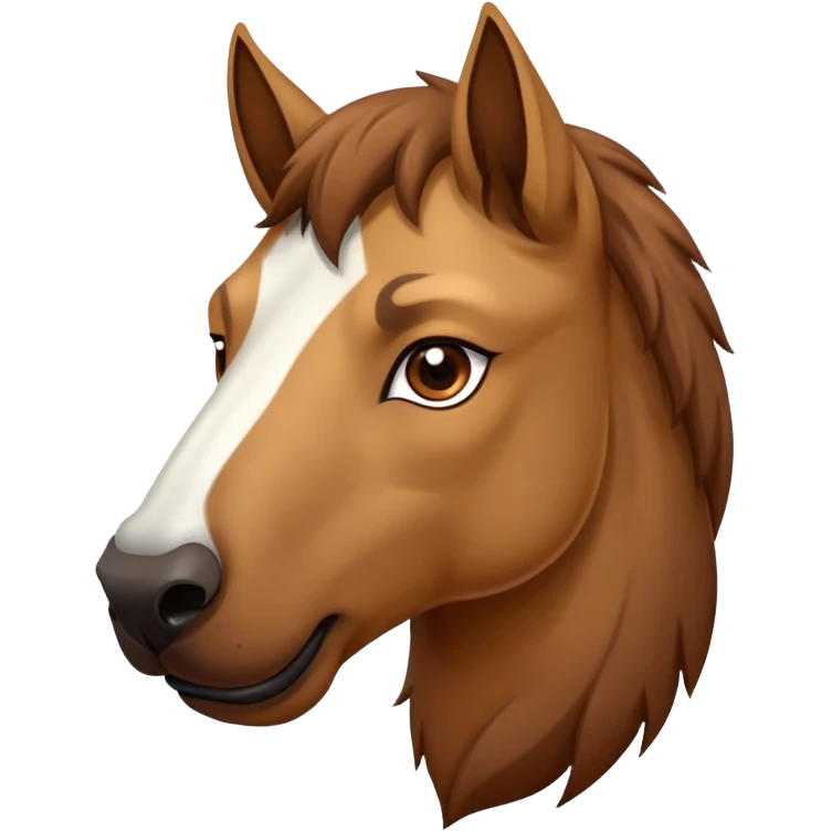 Dog horse hybrid emoji