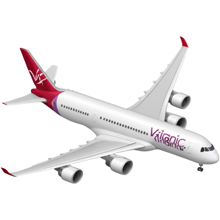 A virgin Atlantic a350-1000 emoji