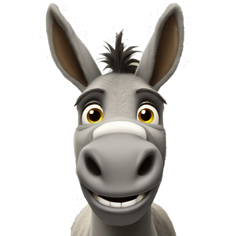 Donkey from Shrek emoji