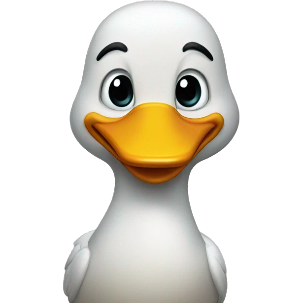Duck with a finger emoji