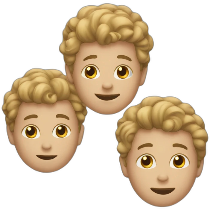 triplet-man emoji
