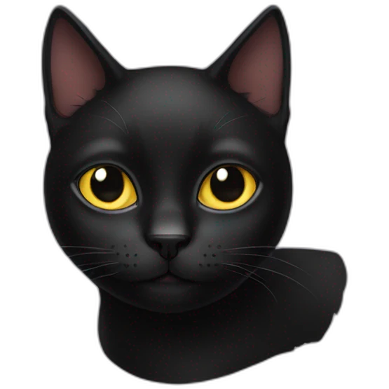 Black cat emoji