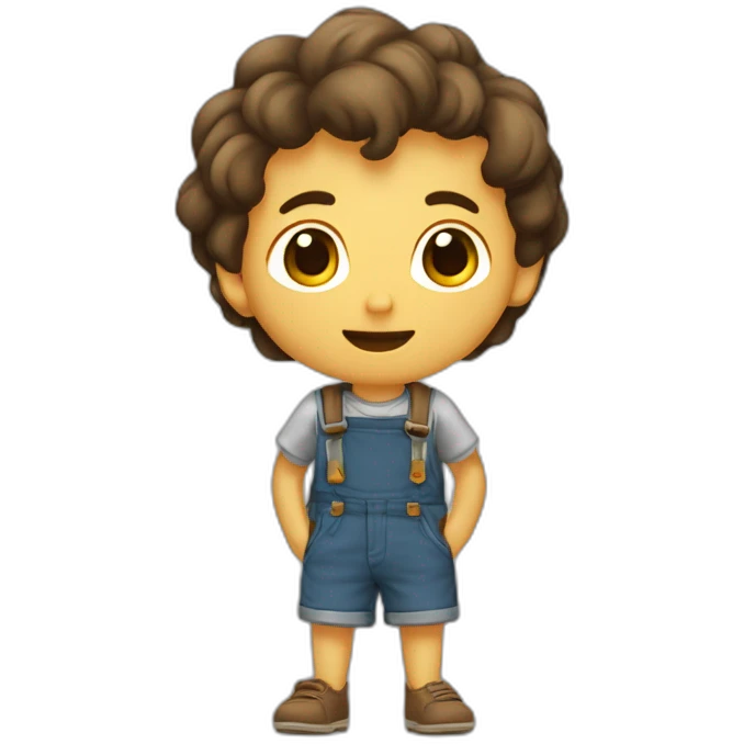 Garçon avec le pied en l'air vers l'arrière emoji