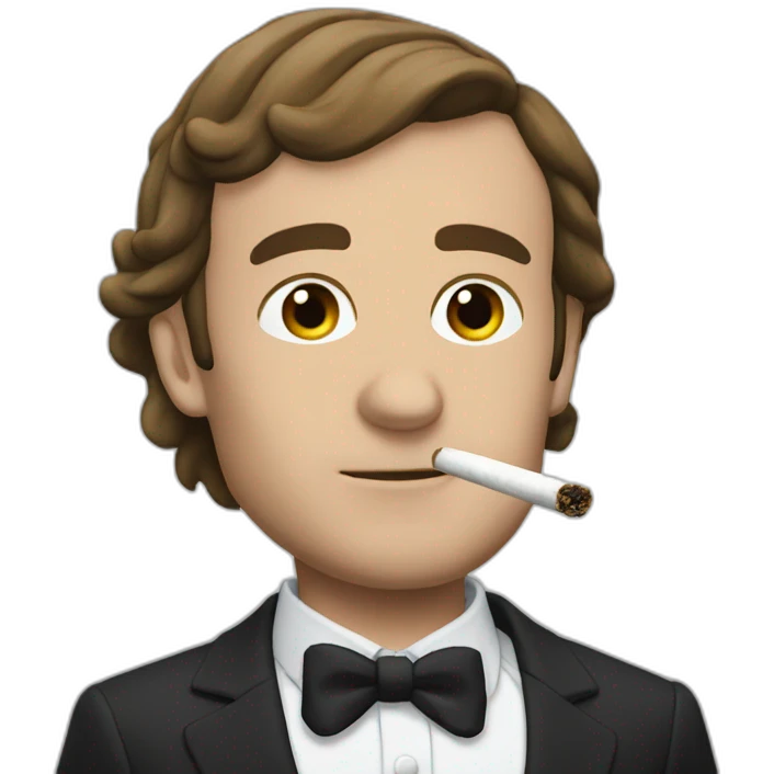 Macron-smoking-weed emoji