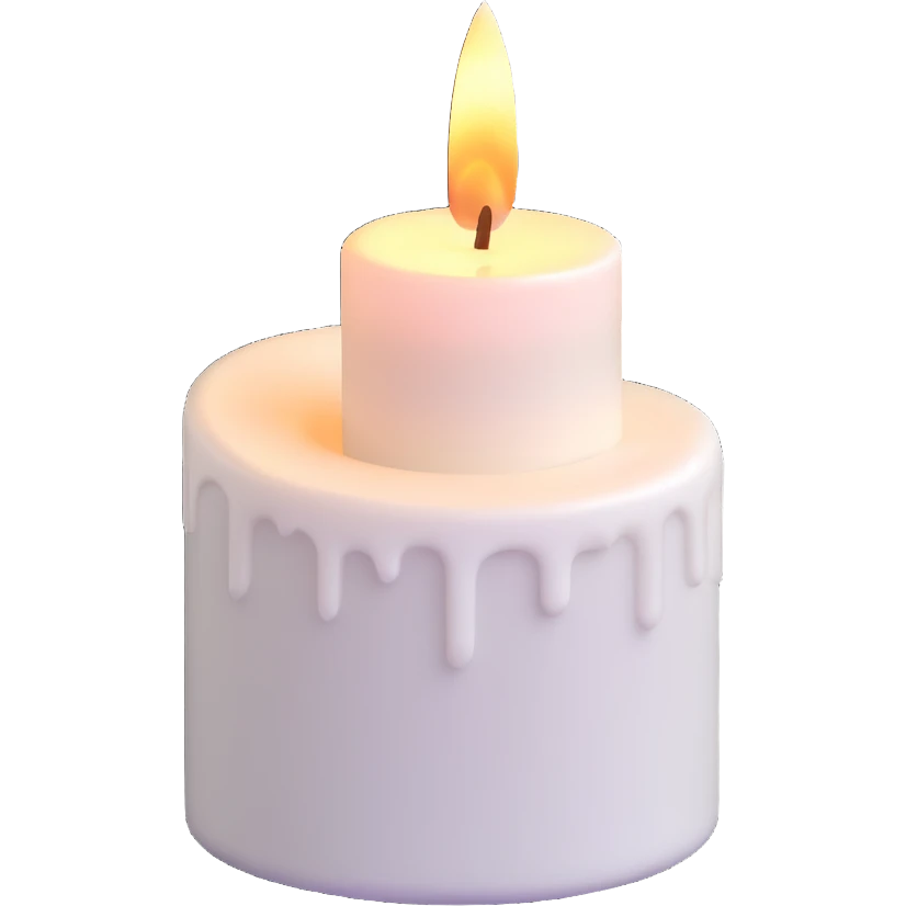 white candle emoji