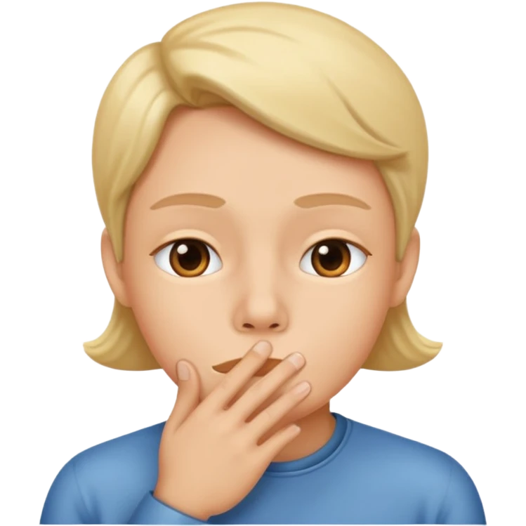 Shh emoji