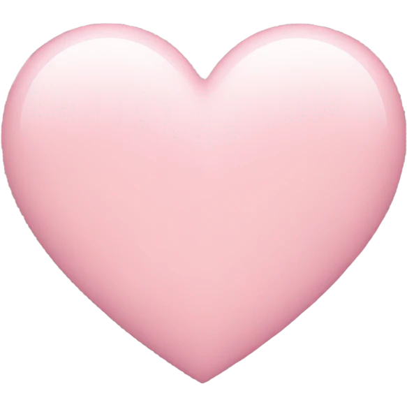 light pink heart emoji
