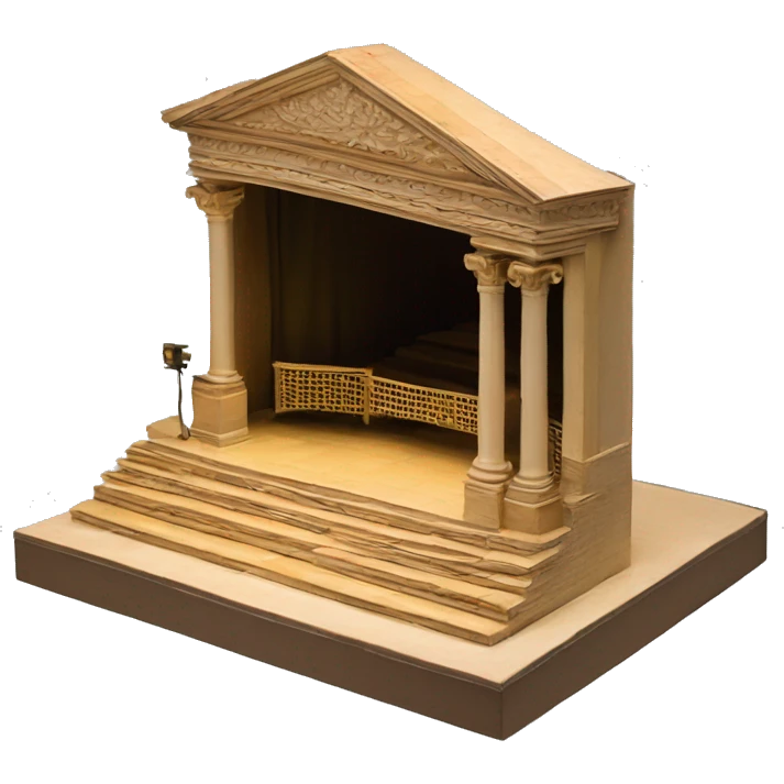 stage maquette scenography model emoji
