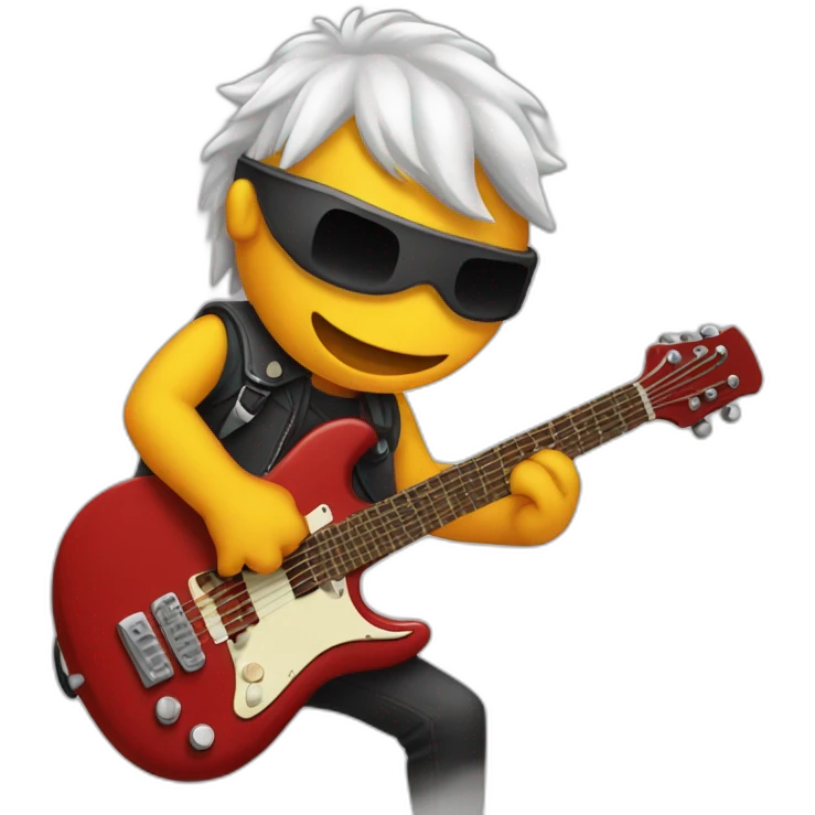 Dracaufeu who play guitare emoji