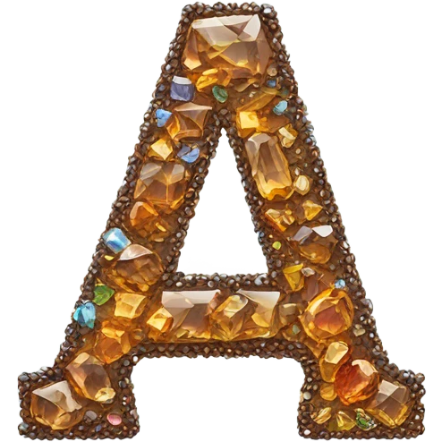 The letter A, which has a crystal frame, is animated by scrolling, after which the tether icon appears emoji