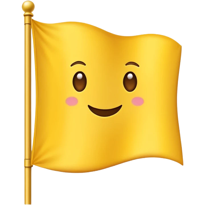 Yellow flag emoji