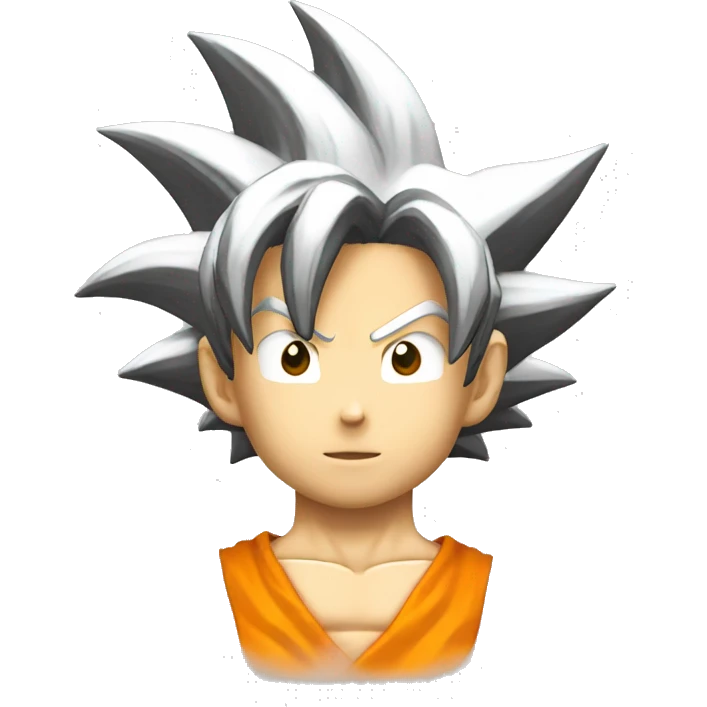 GOKU AMARILLO Y NEGRO emoji