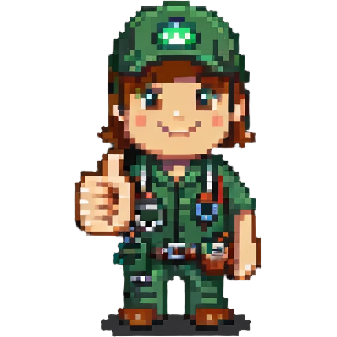 NOC technician giving a thumbs up emoji