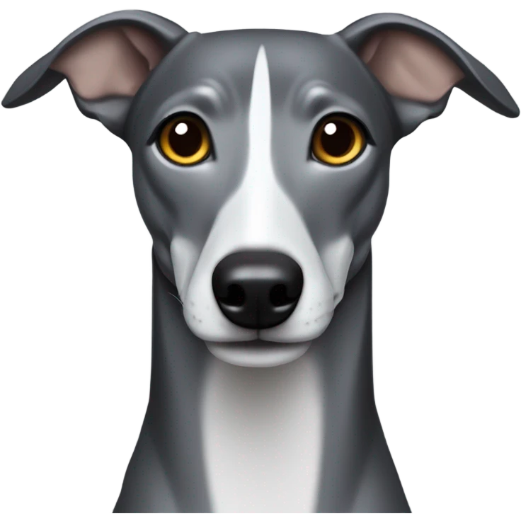 Dark grey whippet emoji