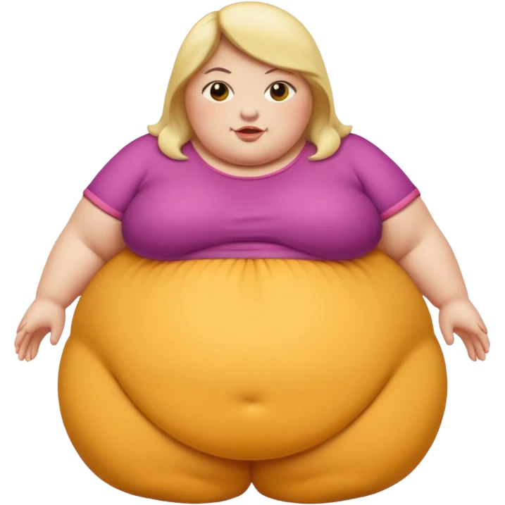 Fattest lady ever emoji