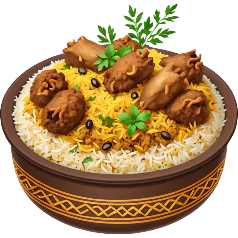 Hyderabadi Mutton Dum Biryani emoji
