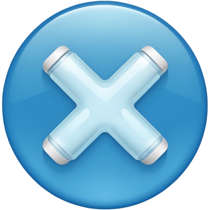 blue tablet drug emoji