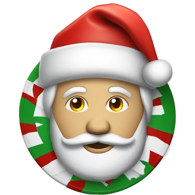 christmas poker chip emoji
