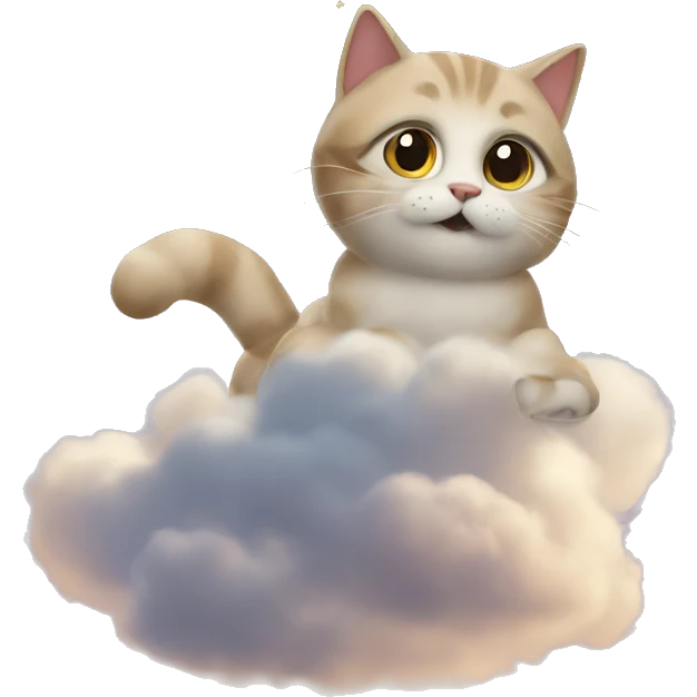 Cat in the sky  emoji