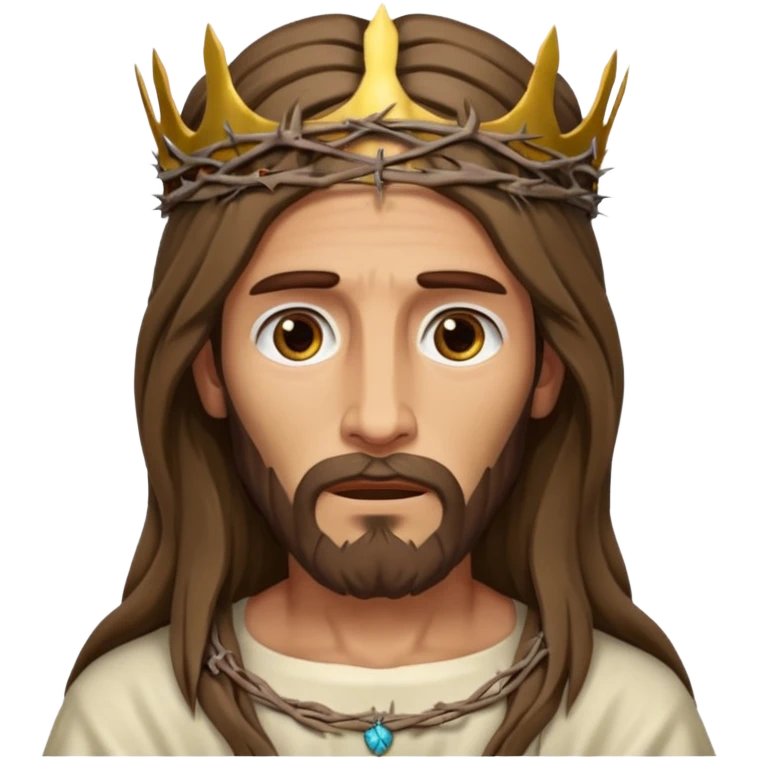 распятый Иисус на кресте  emoji