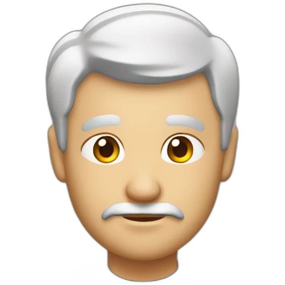 mann mit hängenden Mundwinkeln emoji